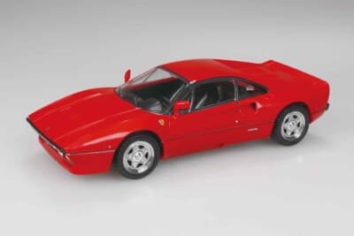 フェラーリ GTO：アオシマの「楽プラ スナップキット」シリーズから発売されるレッドのボディカラー