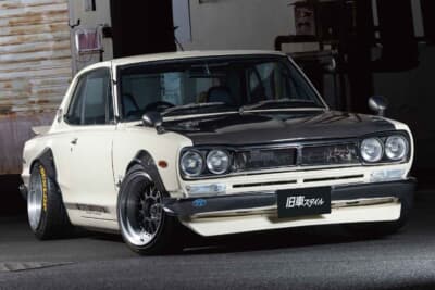 日産 スカイライン：チンスポのみの定番仕様から脱却しスピード感を高めた。ショックはビルシュタインを装着