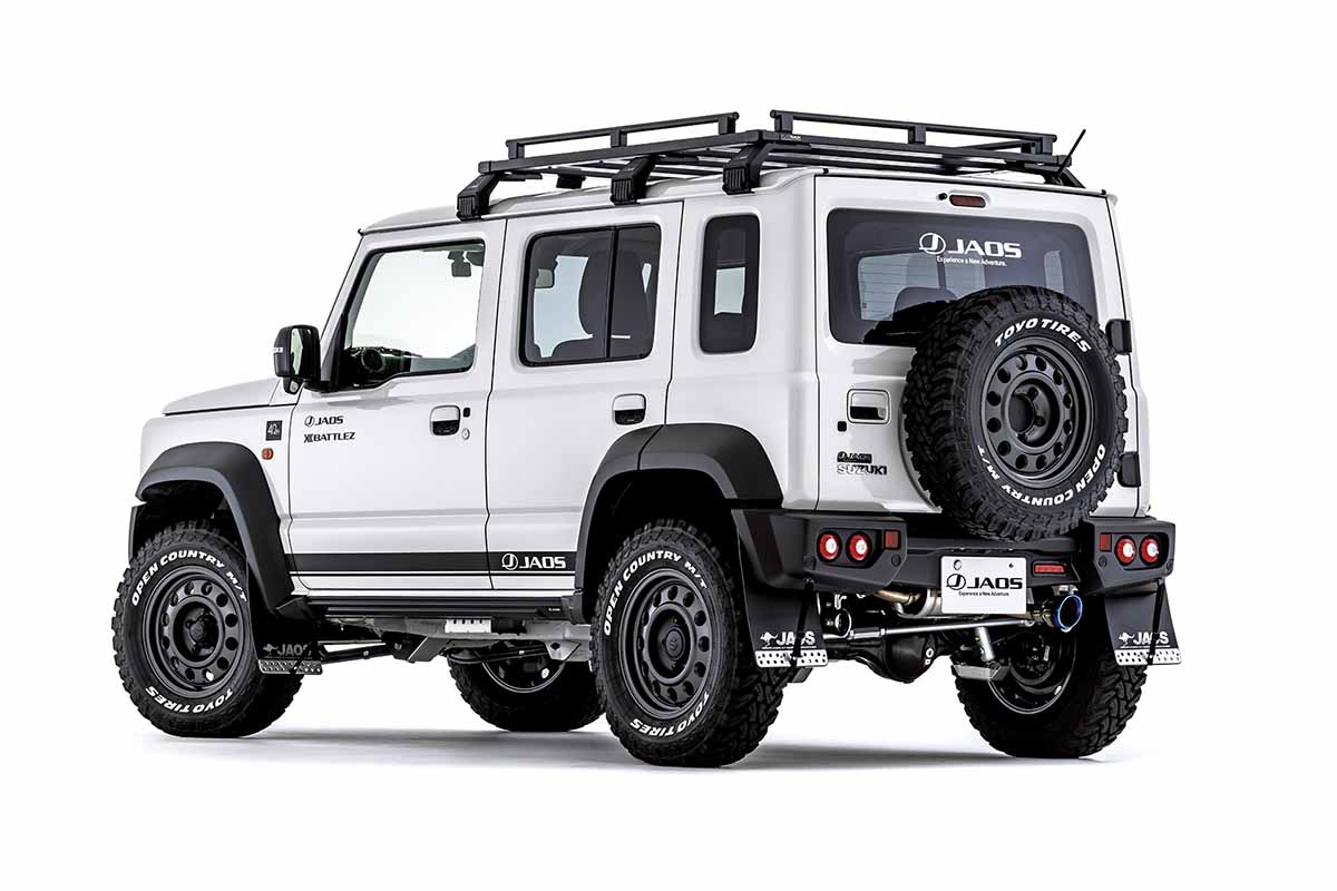 ジムニーノマド：リヤパーキングセンサー装着車に対応し純正の安全装備をそのまま活かせるJC74専用設計