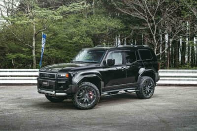 HOMURA 2×9R：グロッシーブラックの2×9Rを装着したランクル250はワイルドで迫力満点。本格オフロードスタイルを目指すなら絶対オススメ！