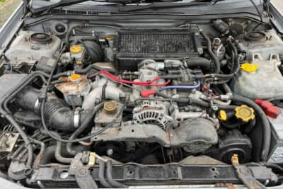 2475ポンド（邦貨換算約53万9550円）で落札された「インプレッサスポーツワゴン 2000ターボ」（C）Iconicauctioneers