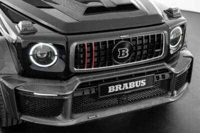 メルセデスAMG G 63：カーボンのフロントバンパーは目の美しさも見応えあり