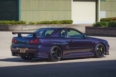 17万2500ユーロ（約3190万円）で落札されたR34型日産「スカイラインGT-R」（C）Courtesy of Broad Arrow