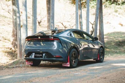 トヨタ プリウス：取材時は次の計画としてヒッチメンバーやサイクルキャリアも追加したいとオーナーは語っていた
