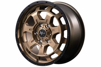 NITRO POWER M7 PHALANX:マットブロンズとリムブラックのツートンカラーがワイルドなスタイリングをより一層強調してくれる