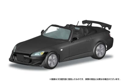 ホンダ S2000：スポーティで引き締まった印象を与えるベルリナブラックのエクステリア