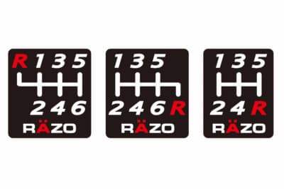 RAZO：好みに合わせて選べる3種類のパターンステッカーが付属し手軽なドレスアップも楽しめる