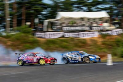 トヨタ GR86：後追いマシンと接近戦を繰り広げる緊迫のドリフト競技
