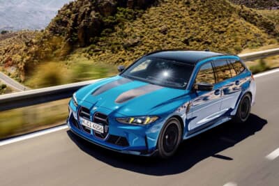 BMW M3CSツーリング：Mモデルのなかでも特別な存在感を放つこのM3 CSツーリングは、単なるハイパフォーマンスワゴンではなく、日常と非日常を自在に行き来できる究極の一台に仕上がっている
