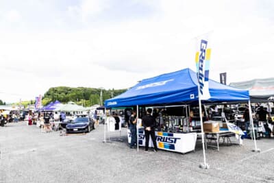 会場には有名チューニングメーカーやショップのブースも多数出展された