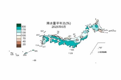 気象庁ホームページ:梅雨前線に加え、台風6号・7号・8号が相次いで日本付近を通過。太平洋側を中心に降水量がかなり多い1カ月となった