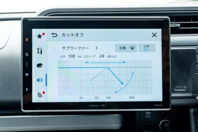 トヨタ・プロボックス:サウンドのセッティングも幅広く、奥深い。より音質を突き詰めたい人にも使いやすい