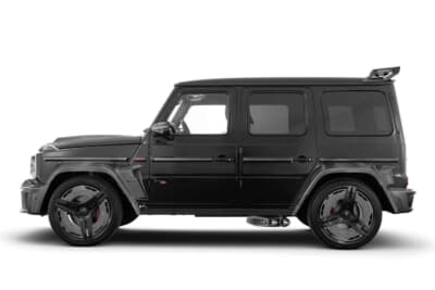 メルセデスAMG G 63：空力性能が向上したW465型のボディラインを活かしたサイドビュー