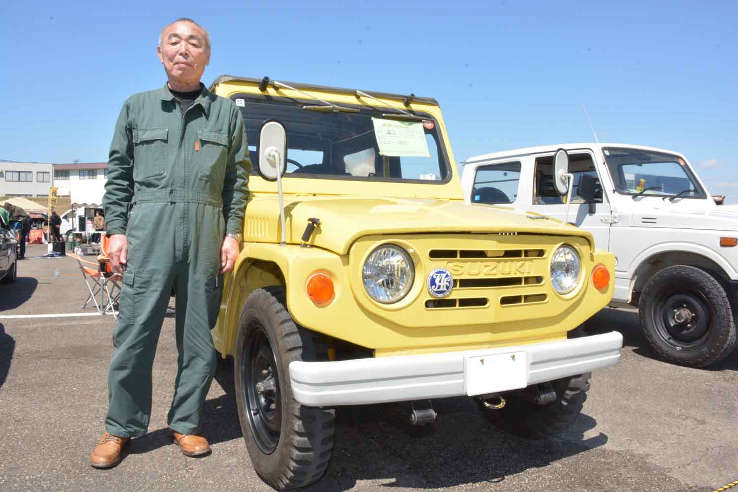 前オーナーから受け継いだレストア車！ 空冷2ストエンジンを積むスズキ