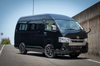 トヨタ・ハイエース：ユーズドカーベースだが、程度のいい車両を使用しているので安心だ