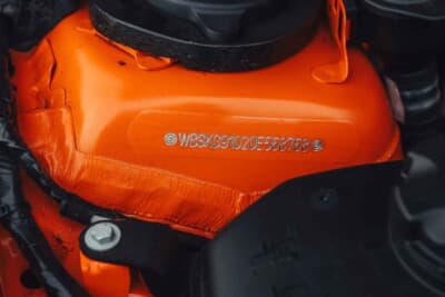 18万9750ユーロ(邦貨換算約3510万円)で落札された「BMW M3 GTS」(C)Courtesy of Broad Arrow