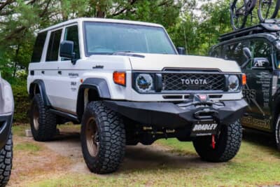 俺の#オプカン ～さなげ場所～：クラフトは4×4エンジニアリングサービスのトヨタ ランドクルーザー70を持ち込んだ