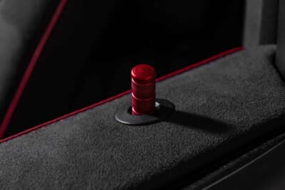 メルセデスAMG G 63：レッドカラーで統一されたドアロックピン