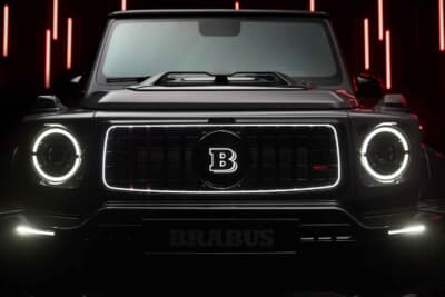 メルセデスAMG G 63：ラジエーターグリルの輪郭を浮かび上がらせるLED