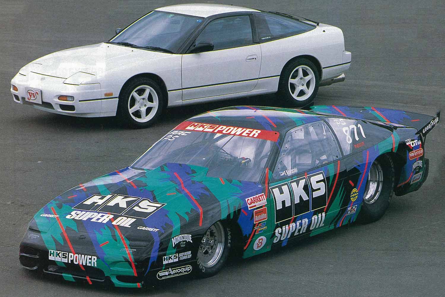 どらこ 車重700kg台で900馬力。HKSが仕立てたドラッグ専用「180SX」の正体