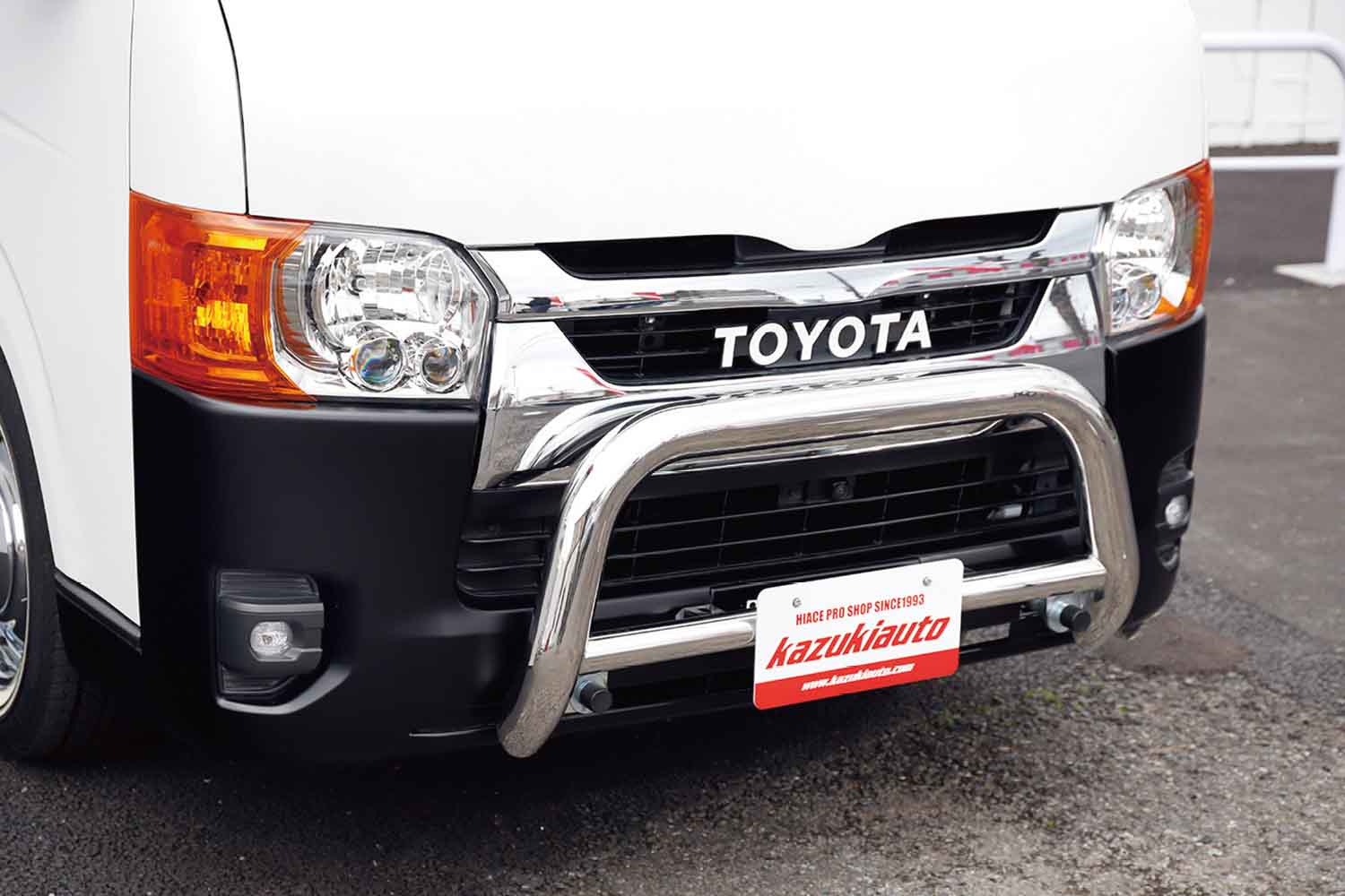ハイエースカスタム トヨタハイエースフロント ハイエース2型グリル黒