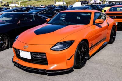 スペーサーはダメ」。NISMOホイール流用でツライチを極めた432オレンジ