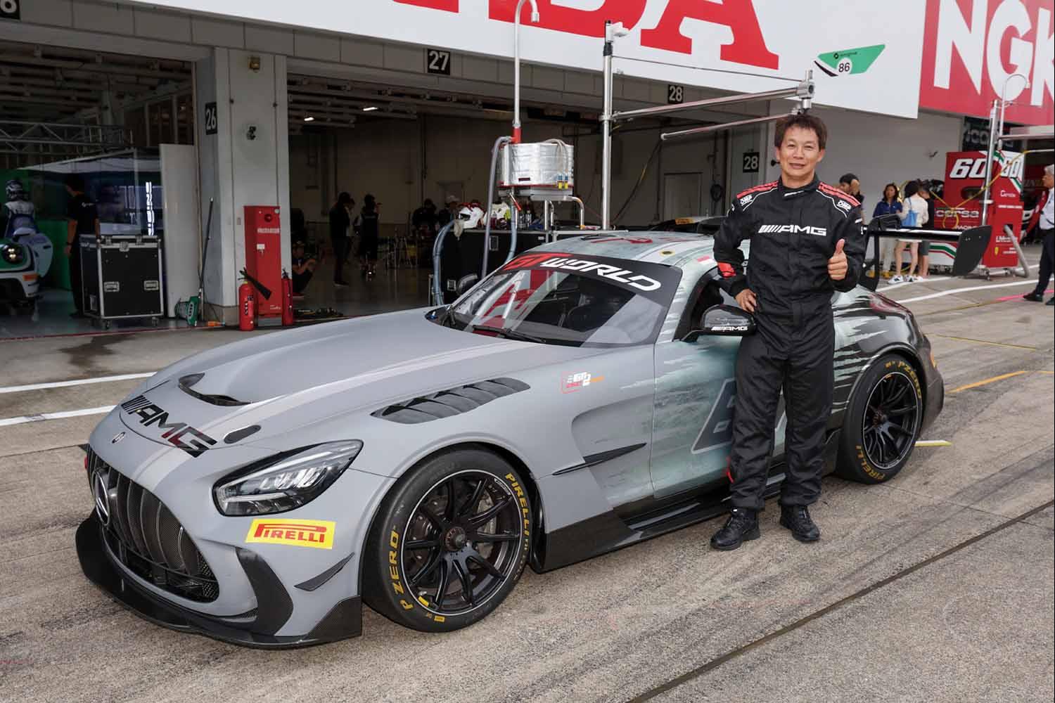 世界20台限定で750psを発揮。飯田章が鈴鹿で試すメルセデスAMG GT2 PRO