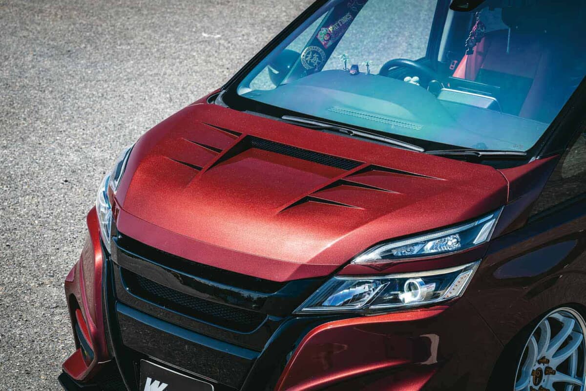 C25用エアサスをC27セレナへ移植。インパル仕様の超低空スタイル