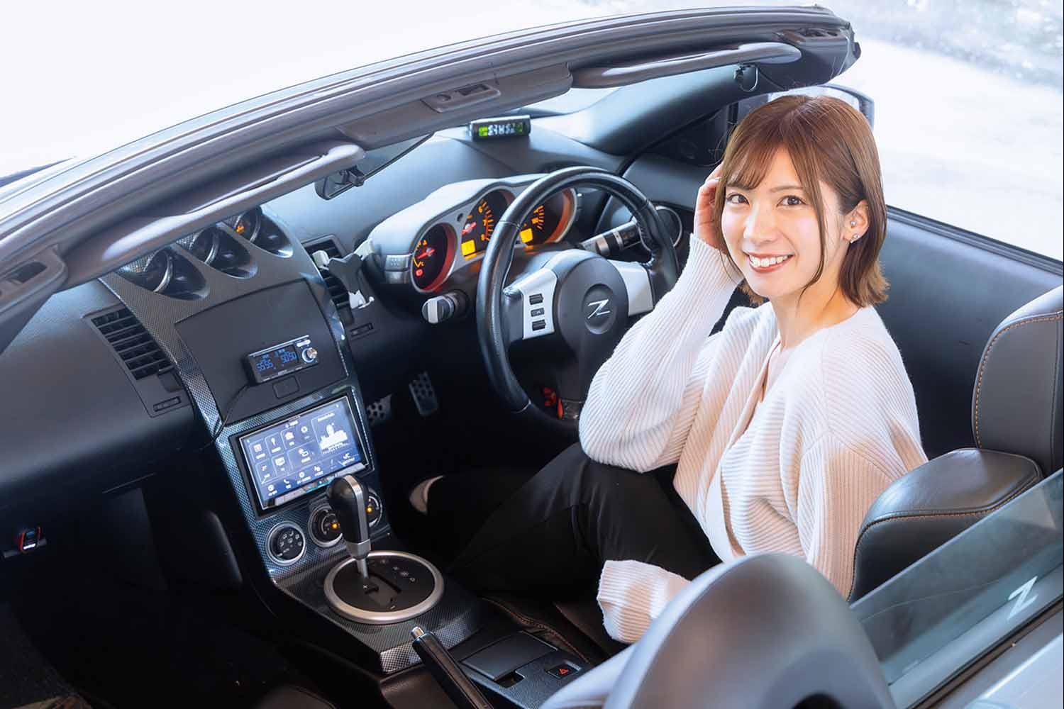 初めての愛車はZ33ロードスター。見た目で選んだ1台が女性をレース