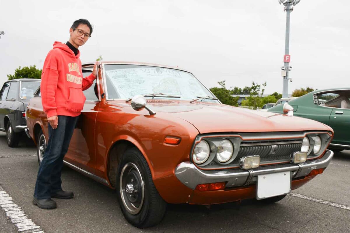 雑誌売買欄発見から4時間後には自宅車庫。サンオレンジと当時もの