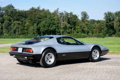 45万ユーロ〜50万ユーロ（邦貨換算約8250万円〜邦貨換算約9160万円）で現在も販売中のフェラーリ「365 GT4 BB」（C）Courtesy of Broad Arrow