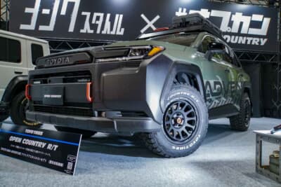 豊田自動織機の新型RAV4に装着されたオープンカントリーR/T（265/65R17） 