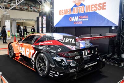 大阪オートメッセ2026のSUPER GTブース
