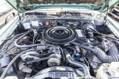 クライスラー ニューヨーカー:エンジンはラインナップ中最大の360ci(約5.9リッター)のV8を搭載している。翌'80年より318ci(約5.2リッター)のみとなってしまうため、7代目モデルの中では最もパワフルな仕様ということになる