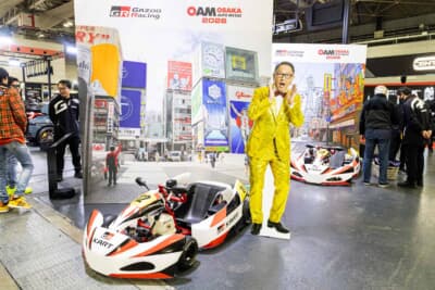 トヨタ GRカート：対応身長は135〜185㎝と幅広く、子供から大人まで一台で対応可能だ