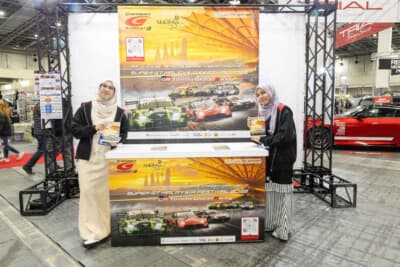 大阪オートメッセ2026のSUPER GTブース