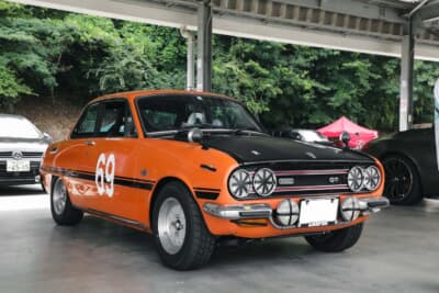 いすゞ ベレット　1600GT：丹羽さんとってベレGの魅力について訪ねると「コンパクトなボディとスタイリングがとにかく好き。またシャープなハンドリングとクイックなシフトフィールが気持ち良くて最高です」という。