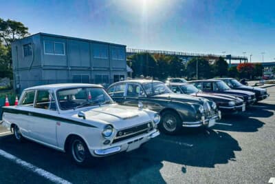 2026年4月5日、埼玉県 東秩父村の道の駅「和紙の里」において、イギリス車のイベントが開催さ