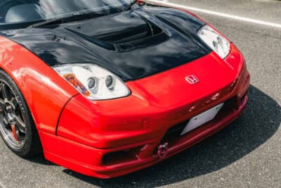 ホンダ NSX：フロントバンパーもタイプR風になっている