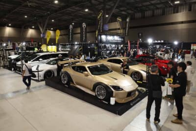 会場には様々なジャンルのカスタムカーが一堂に会する。トレンドを間近でチェックしよう（写真は昨年の様子）