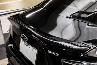 スバル BRZ:最近のお気に入りというダックテール。リアビューに引き締まった表情を与えている