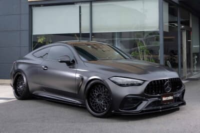 メルセデス・ベンツ CLE53：グラファイトグレーマグノにグロスブラックのグリルを合わせたAMG CLE53、ハイパーフォージドの10J&12Jを装着
