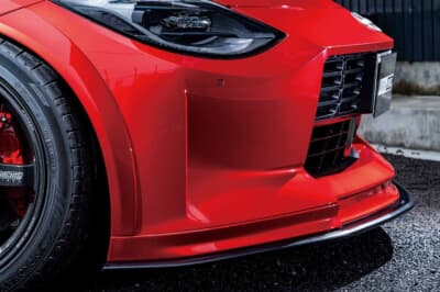 日産 フェアレディZ：フロントスポイラーとアンダーディフューザーを別体構成にし立体感と補修性を両立