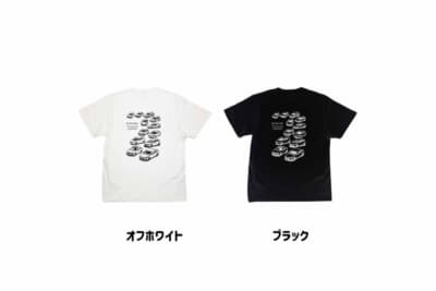オフホワイトとブラックの2色がそろうCIVICヒストリー Tシャツ