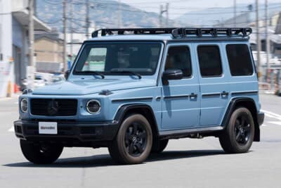 メルセデス・ベンツ Gクラス：純正18インチホイールにFALKEN WILDPEAK A/Tを組み合わせたセッティング