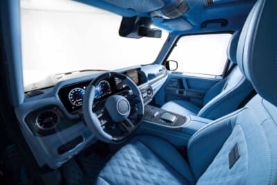 メルセデス・ベンツ Gクラス:BRABUSマスターピースインテリアはハイエンドレザーとアルカンタラで統一された贅沢な空間
