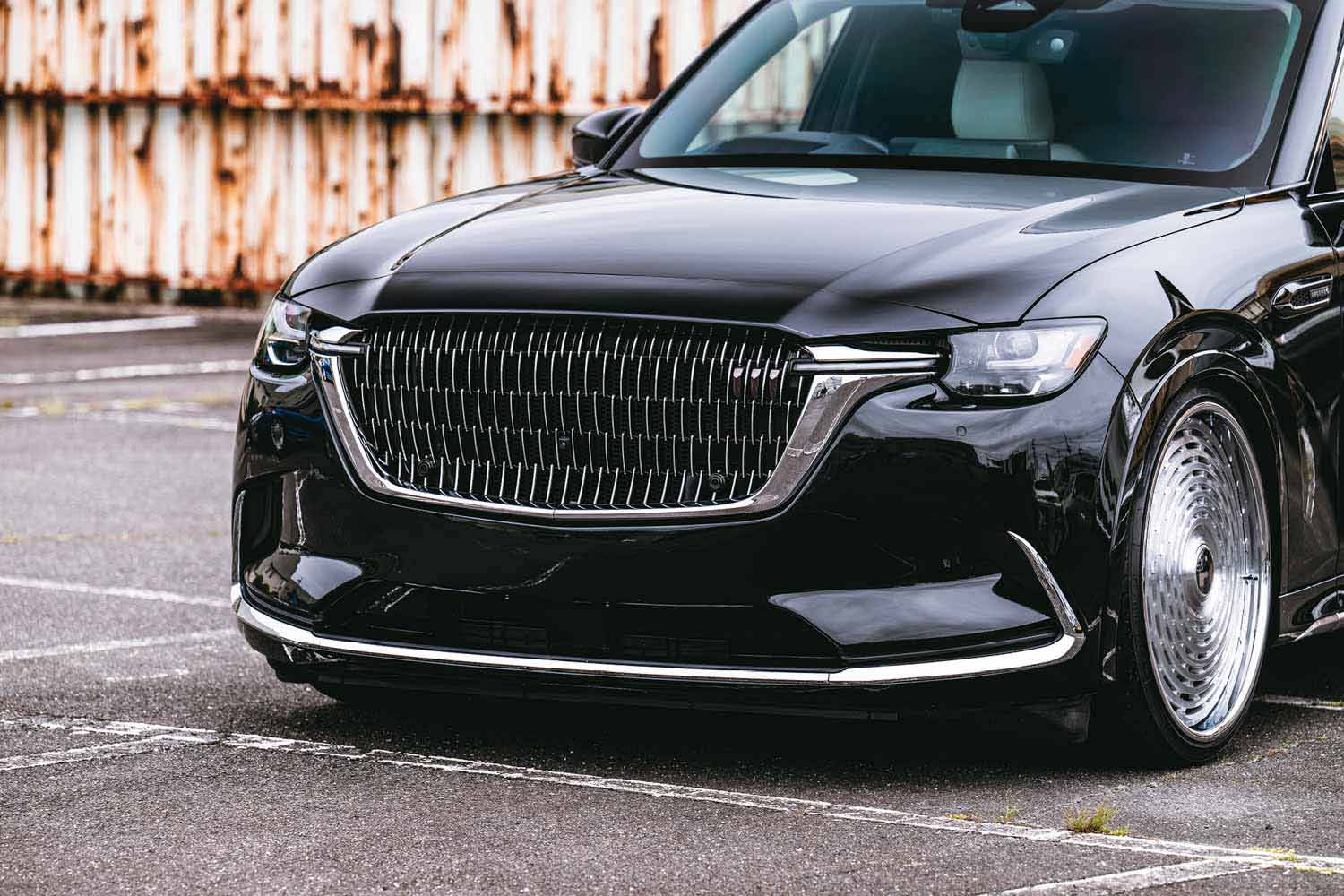 北米CX-9顔面移植のCX-80。24インチとエアサスで魅せる | AUTO MESSE