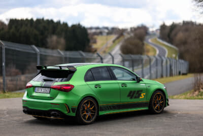メルセデスAMG A45 S 4MATIC＋ファイナルエディションにプロクセス スポーツ2を装着し、ニュルブルクリンク近郊を試乗