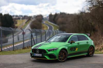 メルセデスAMG A45 S 4MATIC＋ファイナルエディションにプロクセス スポーツ2を装着し、ニュルブルクリンク近郊を試乗